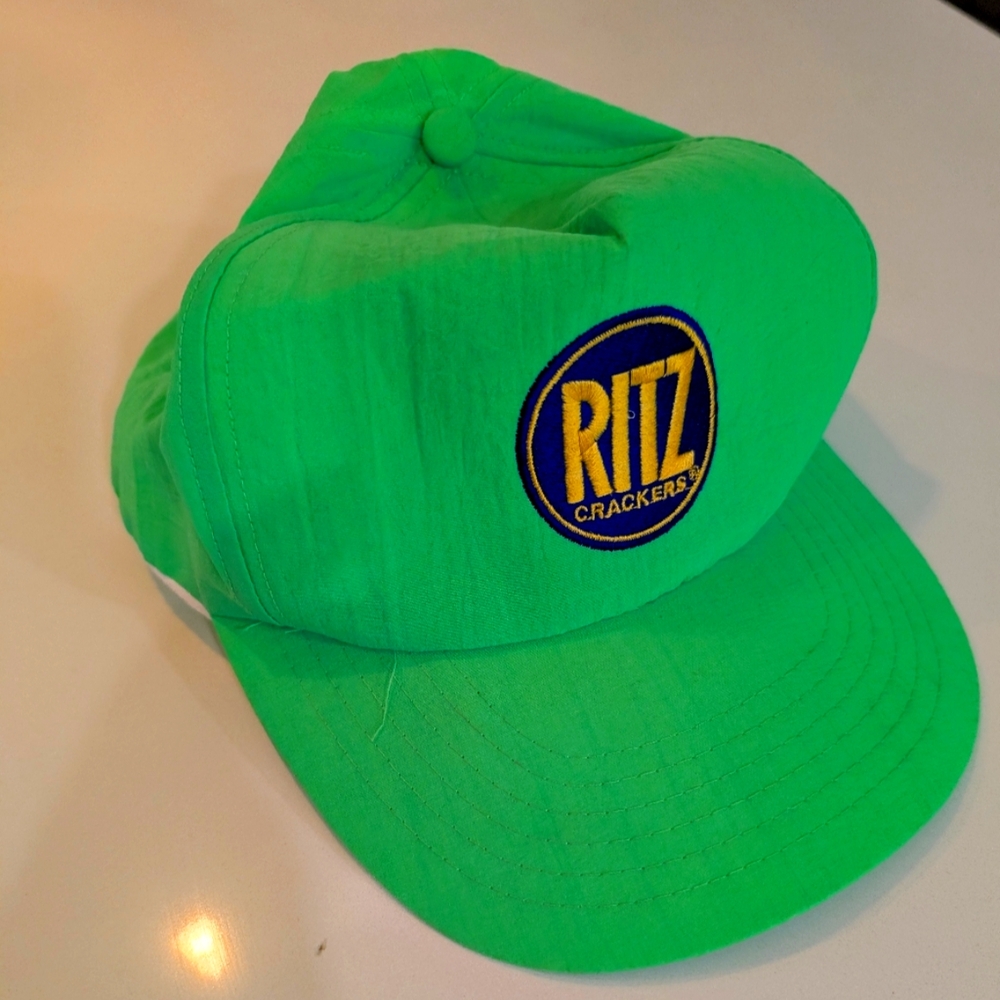 Neon Green Ritz Crackers Sportsman Snapback